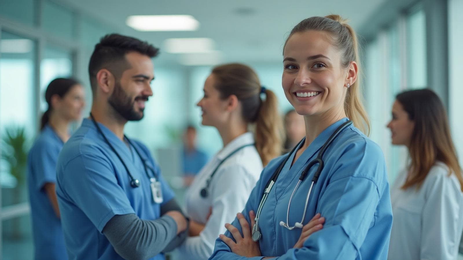 Healthcare professionals providing quality care